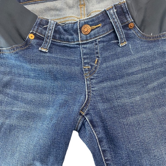 MADEWELL Maternity Side-Panel Adjustable Waist Jeans in Wendover Wash Size 25 - Picture 6 of 10